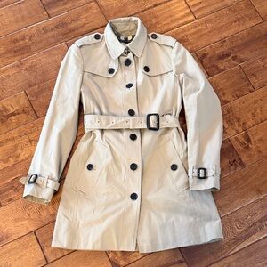 Classic Burberry Beige Trench Coat